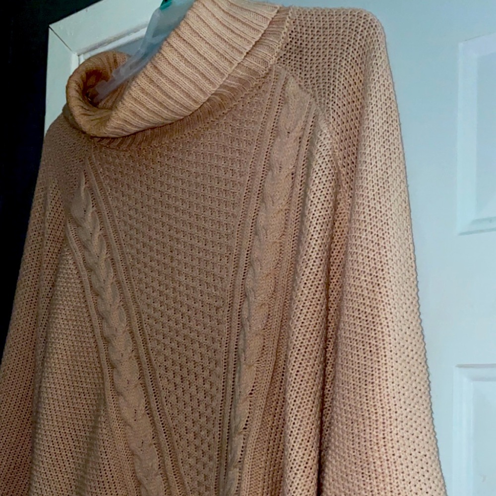 Knit-Like, Turtle- Neck Sweater
